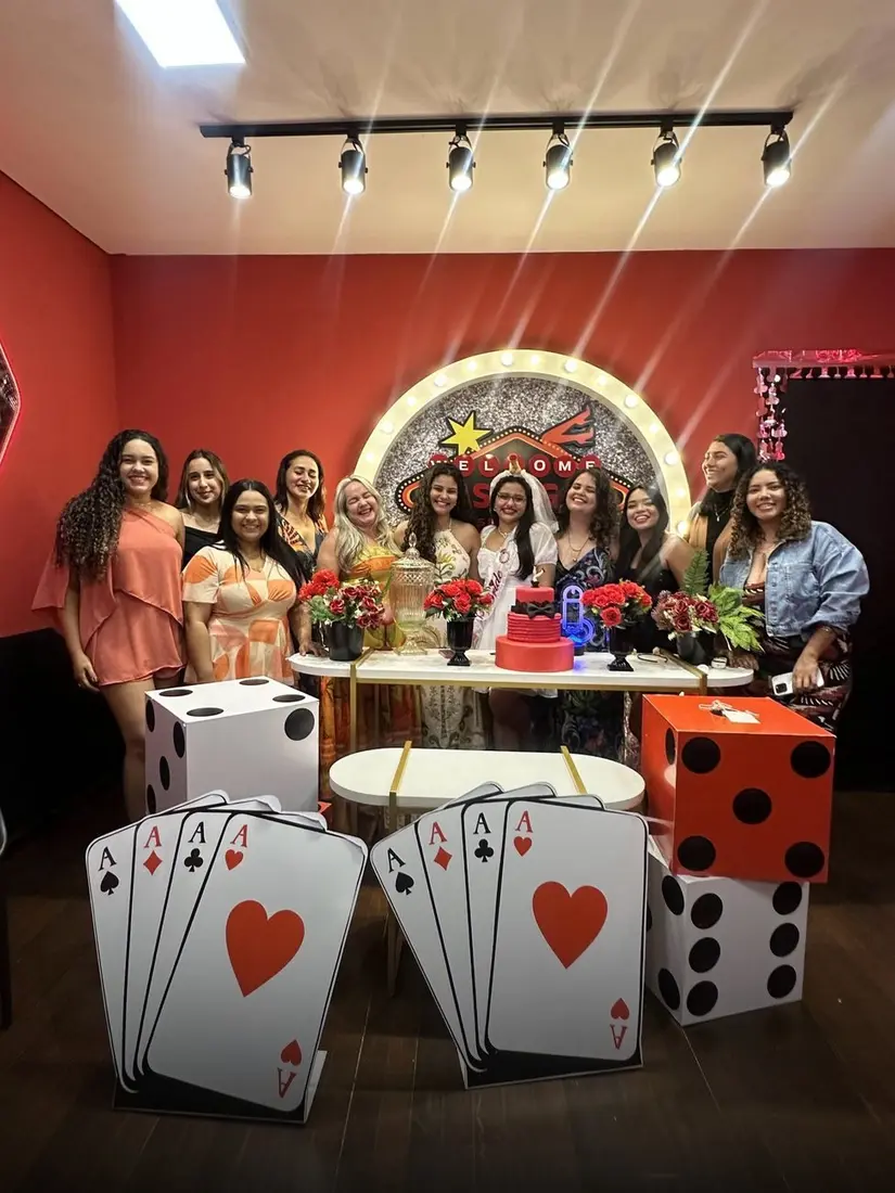Turma no chá de lingerie clássico